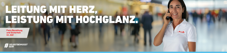 Vorarbeiterin Cleaning, Vollzeit, Frühschicht Mo bis Fr (m/w/d)