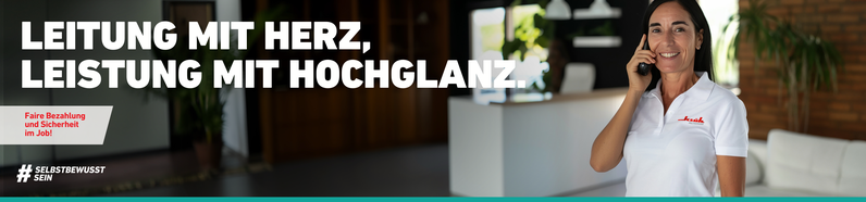 Vorarbeiterin Cleaning, Krankenhaus, Teilzeit 5 - 12 Uhr (m/w/d)