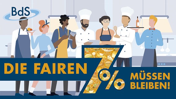 Die verminderte Mehrwertsteuer für die Gastronomie muss bleiben