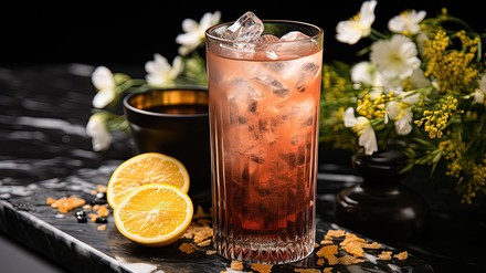 alkoholfreier Cocktail alkoholfreier Cocktail und fermentiertem Coldbrew-Tea