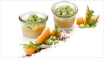 Melonen Vanille Gazpacho Melonen Vanille Gazpacho