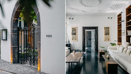 Eingangstor und White Lobby im PURS Eingangstor und White Lobby im PURS