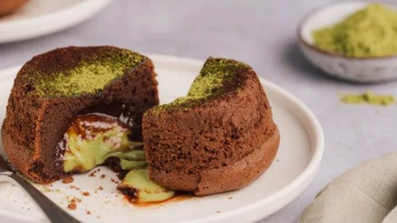 Matcha-Schoko-Küchlein Matcha-Schoko-Küchlein
