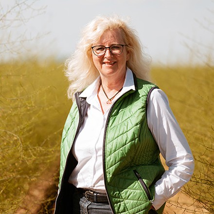 Petra Bohrer Petra Bohrer, Inhaberin des Landhotels Bohrerhof, zu dem auch 200 Hektar Landwirtschaft gehören.
