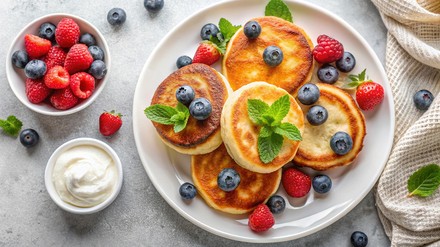 Pancakes Pancakes mit dem Alpro Mandeldrink