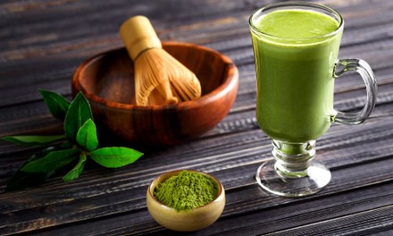 Grüner Tee mit Matcha