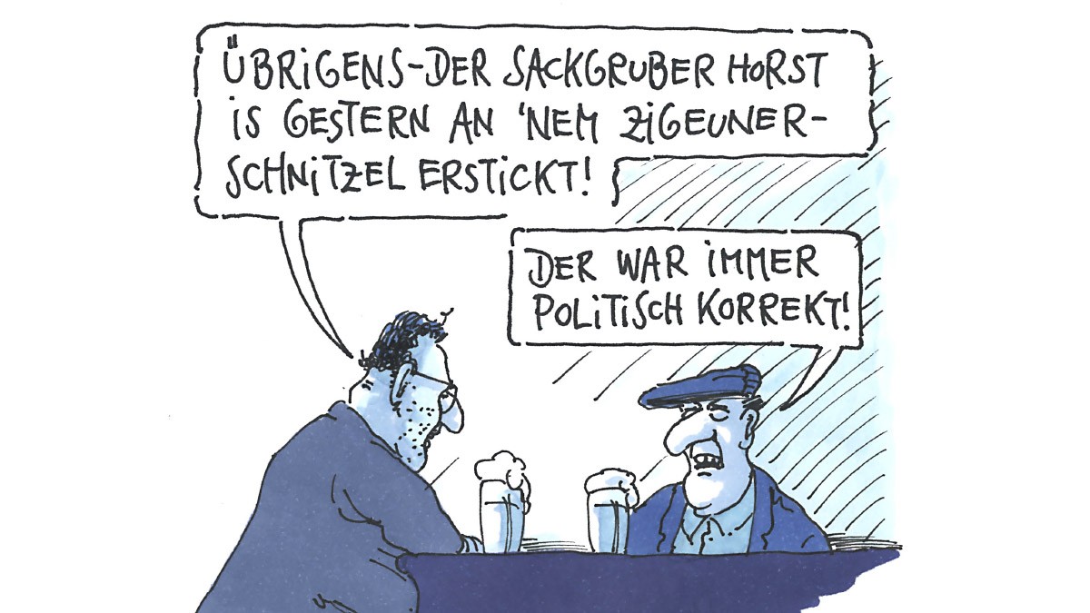 Foto: picture alliance / dieKLEINERT.de Political Correctness