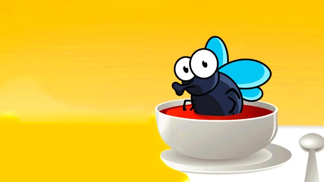 Herr Ober eine Fliege ist in meiner Suppe