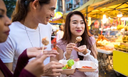 Halb China in einer Stadt