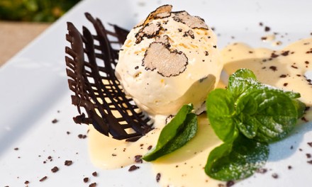 Trüffel mit Vanilleeis Trüffel mit Vanilleeis