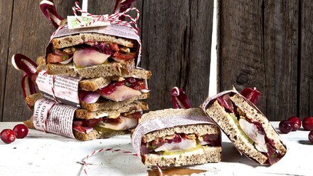 Sandwiches oder Fischbrot Sandwiches oder Fischbrot