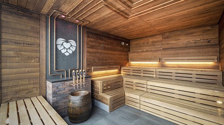 Der Sauna und Spabereich Der Sauna und Spabereich