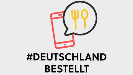 Logo der Initiative #DeutschlandBestellt