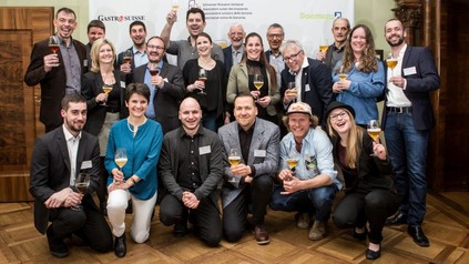 Die neuen Bierbotschafter bei der Zertifikatsfeier