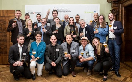 Die neuen Bierbotschafter bei der Zertifikatsfeier