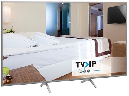 Ein Flachbildschirm in einem Zimmer