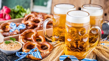 Drei Maß Oktoberfestbier