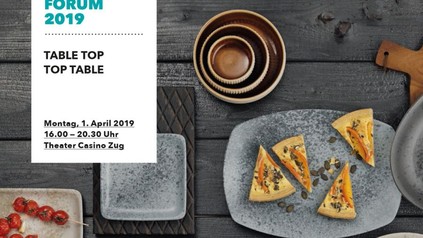 Ankündigungsplakat des Gästetisch-Seminars am 1. April in Zug