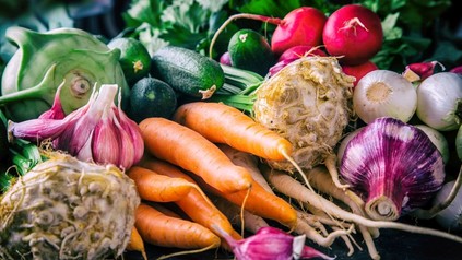 verschiedene Gemüsesorten