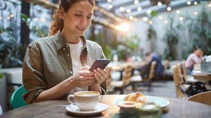 Eine Restaurantterrasse