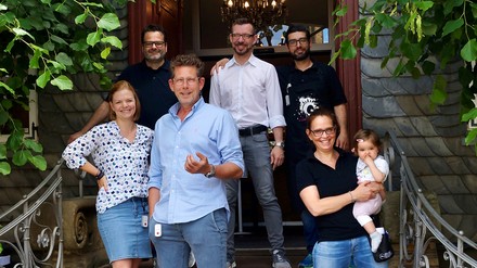 Alexander Scharf und sein Team