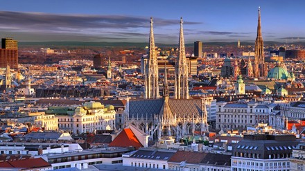 Stadtansicht von Wien