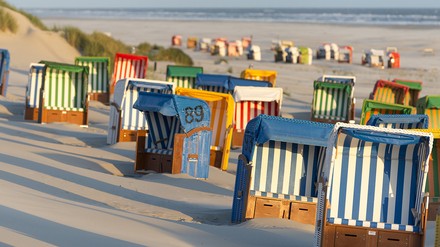 Strandkörbe am Strand