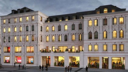 Gebäude der neuen "FC Bayern Welt"