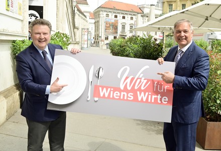 Bürgermeister Michael Ludwig und WK-Chef Walter Ruck