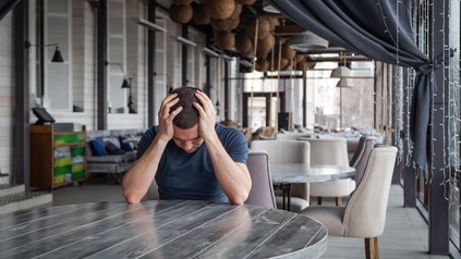 ein geschlossenes Restaurant