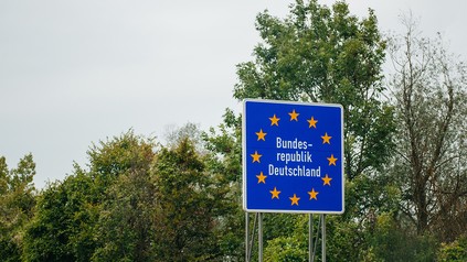 Grenzschild der Bundesrepublik Deutschland