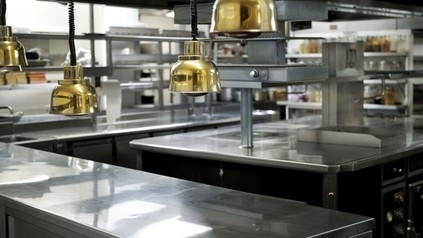 leere Restaurantküche