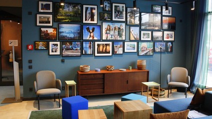 Die Lobby vom Hotel einsmehr