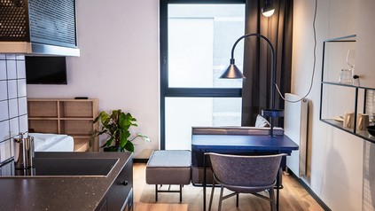 Blick in ein Serviced Apartment von Stayery in in Bielefeld