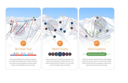 Skifahrer App