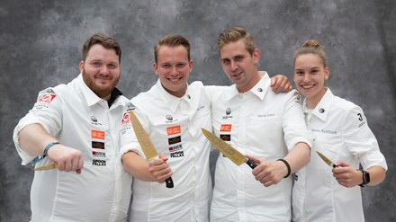 Niels Möller und Marvin Böhm (Mitte) stehen im Finale. (Foto: © Melanie Bauer Photodesign)