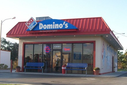 Domino’s Restaurant von außen