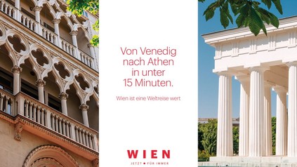 neues Werbesujet des WienTourismus