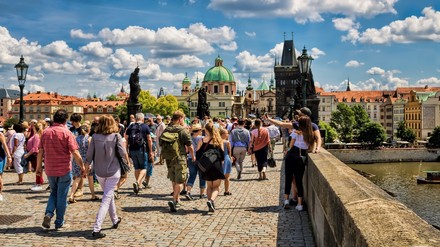 Die Karlsbrücke in Prag