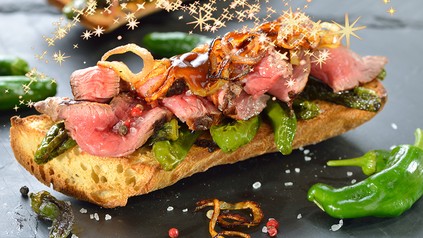 Ein schön belegtes Baguette