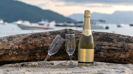 Eine Flasche Freixenet