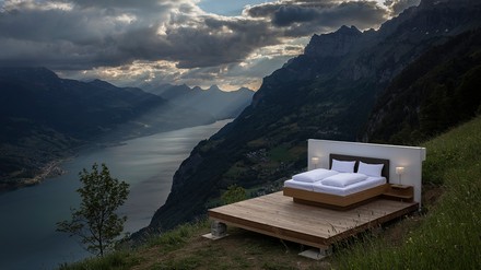 Null-Stern-Hotelzimmer im Heidiland, Zero Real Estate