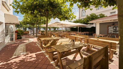 Biergarten des Tegernseer Wirtshaus & Biergarten Binz