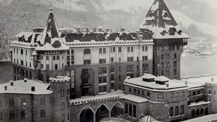 Außenansicht Badrutt's Palace Hotel St. Moritz 1896