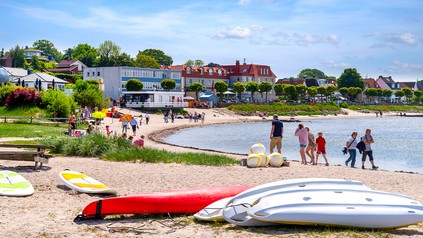 Baltic Sea resort Laboe, Schleswig-Holstein, Germany