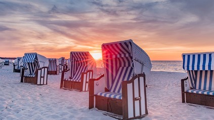 Ein Strand in Norddeutschland