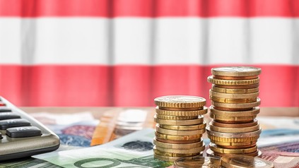 Die Flagge von Österreich