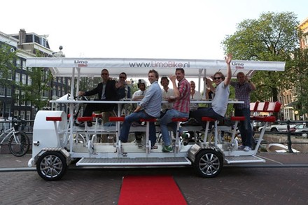 Limobike beerbike Amsterdam