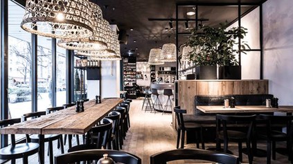 Blick in ein Cotidiano Restaurant