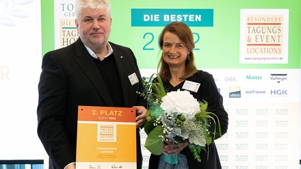 Hoteldirektor Walter Sosul (links) und Veranstaltungsleiterin Renate van de Sandt (rechts)